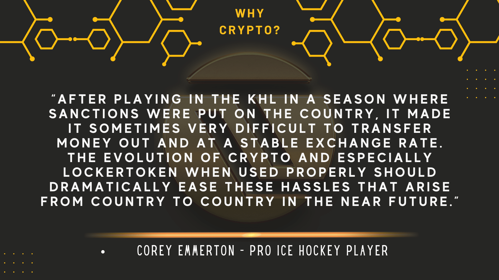 Corey Emmerton Professional Hockey Player quotation